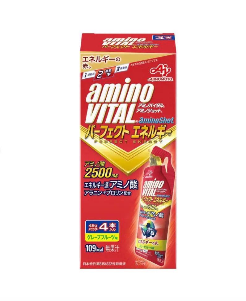  AminoVITAL Shot Power Gel 2500mg 胺基酸能量啫喱盒裝 (一盒四包)