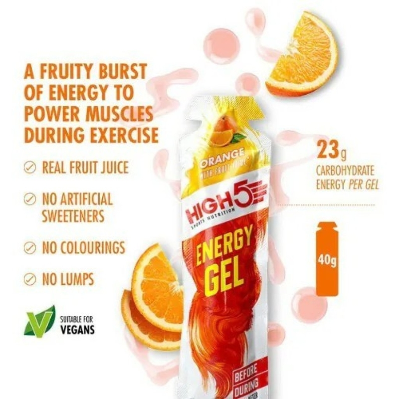 High 5 Energy Gel 能量啫喱 (orange flavour)