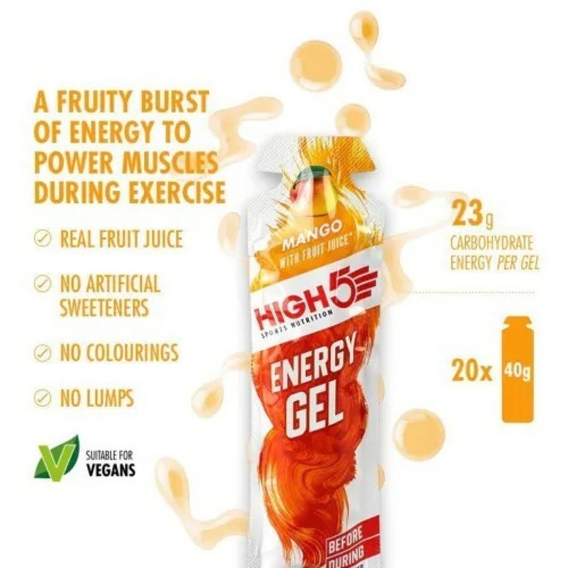 High 5 Energy Gel 能量啫喱 (mango flavour)